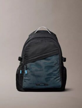 Runder Rucksack mit Mesh-Vorderseite