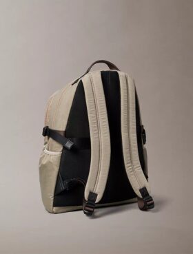 Runder Rucksack mit Mesh-Vorderseite