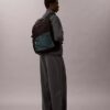 Runder Rucksack mit Mesh-Vorderseite Runder Rucksack mit Mesh-Vorderseite