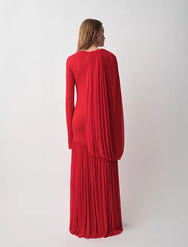 Sara Drapiertes Abendkleid Sara Drapiertes Abendkleid