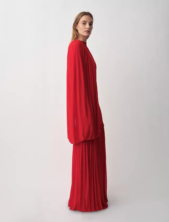 Sara Drapiertes Abendkleid Sara Drapiertes Abendkleid