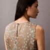 Satin-Oberteil mit Aufdruck Satin-Oberteil mit Aufdruck