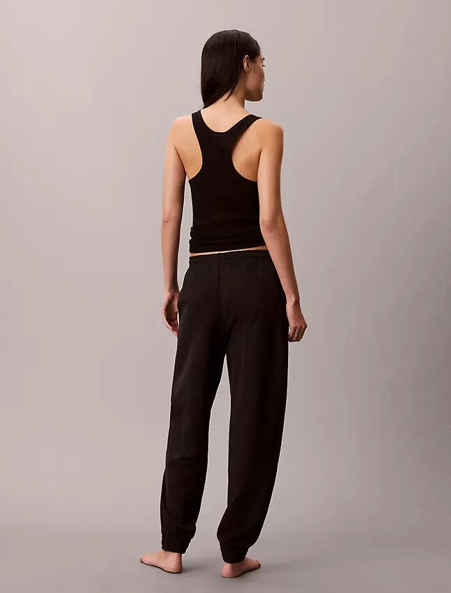 Schlaf-Jogginghose aus Baumwoll-Frottee-Mischung Schlaf-Jogginghose aus Baumwoll-Frottee-Mischung