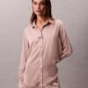 Schlafhemd mit Satin-Glanz Schlafhemd mit Satin-Glanz