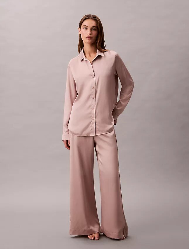 Schlafhemd mit Satin-Glanz Schlafhemd mit Satin-Glanz