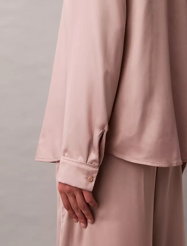 Schlafhemd mit Satin-Glanz Schlafhemd mit Satin-Glanz