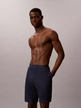 Schlafshorts aus Waffelpiqué