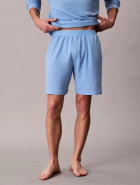 Schlafshorts aus Waffelpiqué