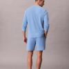 Schlafshorts aus Waffelpiqué Schlafshorts aus Waffelpiqué
