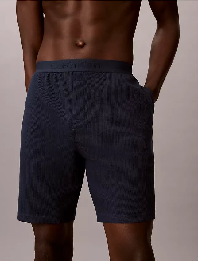 Schlafshorts aus Waffelpiqué Schlafshorts aus Waffelpiqué