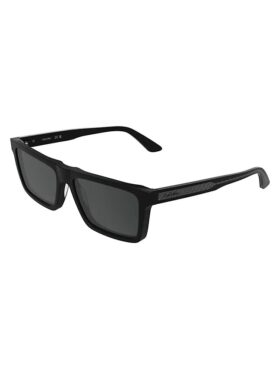 Schlanke Sonnenbrille aus Acetat in modifiziertem Rechteckformat Schlanke Sonnenbrille aus Acetat in modifiziertem Rechteckformat