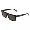 Schlanke Sonnenbrille aus Acetat in modifiziertem Rechteckformat Schlanke Sonnenbrille aus Acetat in modifiziertem Rechteckformat