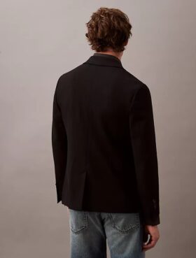 Schmal geschnittener Blazer aus Wollgabardine Schmal geschnittener Blazer aus Wollgabardine