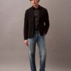 Schmal geschnittener Blazer aus Wollgabardine