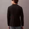 Schmal geschnittener Blazer aus Wollgabardine