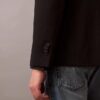 Schmal geschnittener Blazer aus Wollgabardine