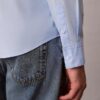 Schmal geschnittenes Stretch-Hemd mit Knopfleiste
