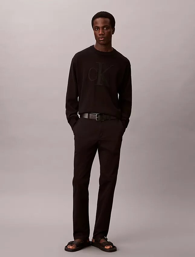 Schmale Chino-Hose aus Baumwolle Schmale Chino-Hose aus Baumwolle