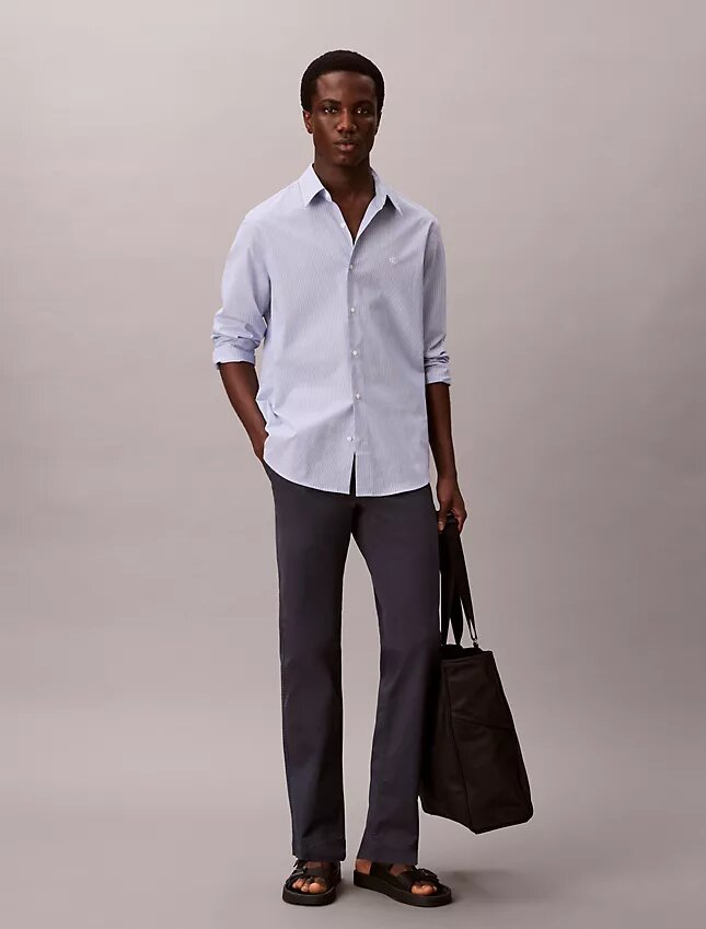 Schmale Chino-Hose aus Baumwolle Schmale Chino-Hose aus Baumwolle