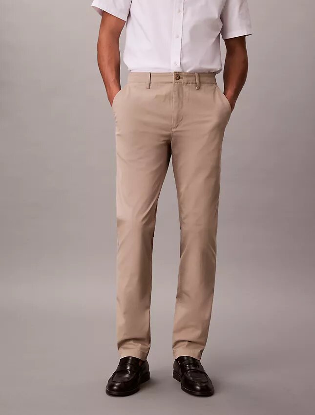 Schmale Chino-Hose aus Baumwolle Schmale Chino-Hose aus Baumwolle