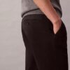 Schmale Chino-Hose aus Baumwollsatin