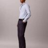 Schmale Chino-Hose aus Baumwollsatin