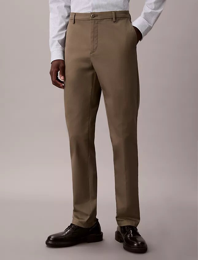 Schmale Hose aus Cotton Stretch Schmale Hose aus Cotton Stretch