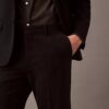 Schmale Hose aus Wollgabardine Schmale Hose aus Wollgabardine