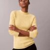 Schmaler Pullover aus Baumwollripp Schmaler Pullover aus Baumwollripp