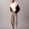 Schmaler Pullover aus Baumwollripp Schmaler Pullover aus Baumwollripp