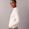 Schmaler Pullover aus Baumwollripp Schmaler Pullover aus Baumwollripp