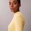 Schmaler Pullover aus Baumwollripp Schmaler Pullover aus Baumwollripp