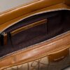 Schultertasche mit durchgehendem Jacquard-Emblem-Logo Schultertasche mit durchgehendem Jacquard-Emblem-Logo