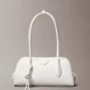 Schultertasche mit Emblem-Logo Schultertasche mit Emblem-Logo