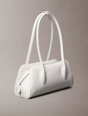 Schultertasche mit Emblem-Logo