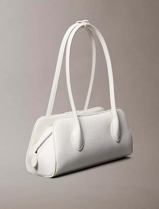 Schultertasche mit Emblem-Logo Schultertasche mit Emblem-Logo
