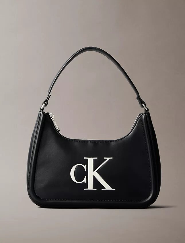 Schultertasche mit geprägtem Monogram Schultertasche mit geprägtem Monogram