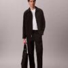 Seersucker-Blouson-Jacke