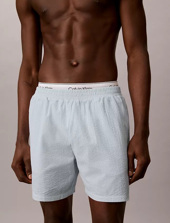 Seersucker-Schlafshorts Seersucker-Schlafshorts