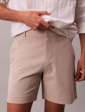 Seersucker-Shorts