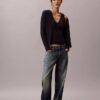 Set aus Baumwoll-Ripp-Strickjacke und Tanktop