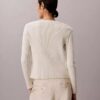 Set aus Baumwoll-Ripp-Strickjacke und Tanktop Set aus Baumwoll-Ripp-Strickjacke und Tanktop