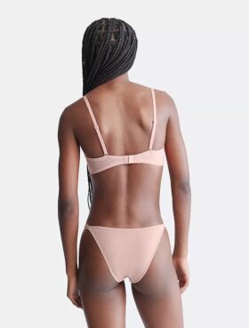 Sheer Marquisette, leicht gefütterter Demi-BH aus Marquisette