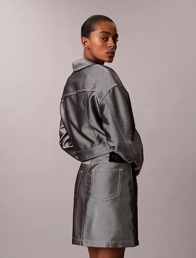 Shine Denim A-Linien-Rock Shine Denim A-Linien-Rock