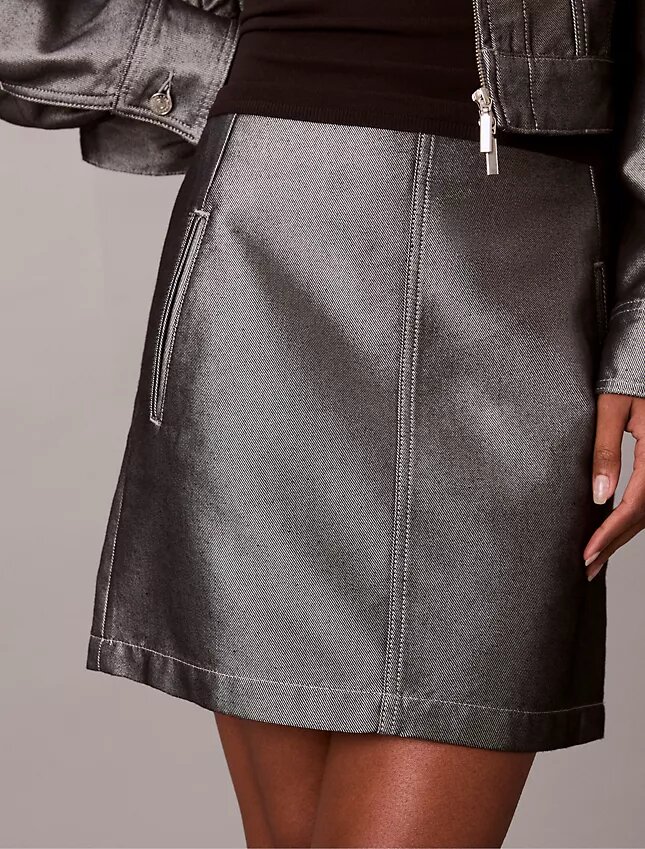 Shine Denim A-Linien-Rock Shine Denim A-Linien-Rock