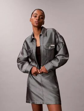 Shine Denim Bomberjacke