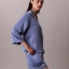 Shirt mit Satin-Glanz