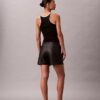 Shorts aus Kunstleder