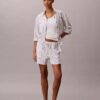 Shorts aus Leinen und Baumwolle Shorts aus Leinen und Baumwolle
