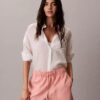 Shorts aus Leinen und Baumwolle Shorts aus Leinen und Baumwolle